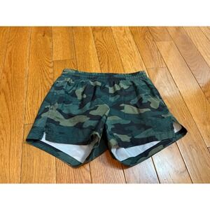 Old Navy Active Boys Camo Go-Dry Athletic Shorts Green Black Size L 10-12